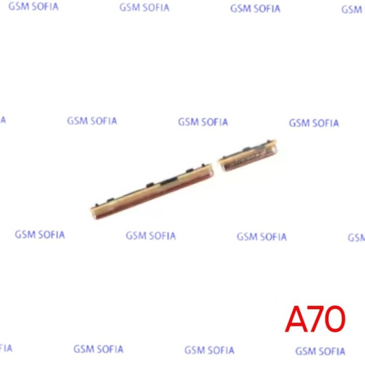 Botón lateral power + volumen  para Samsung Galaxy A70 / A705  - Naranja