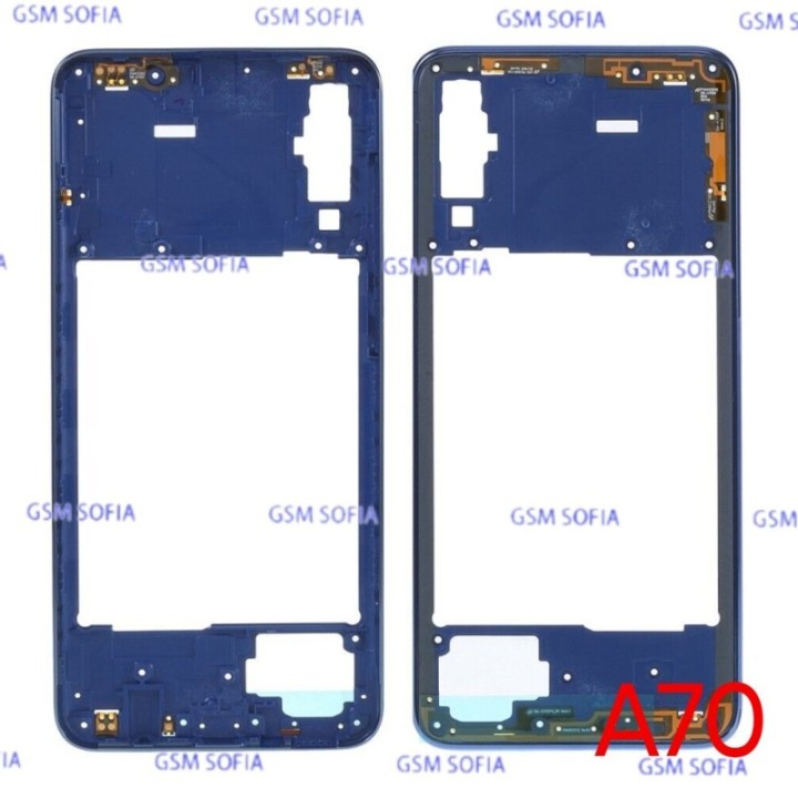 Chasis Externa / Marco Lateral  para Samsung Galaxy A70 / A705   - Azul