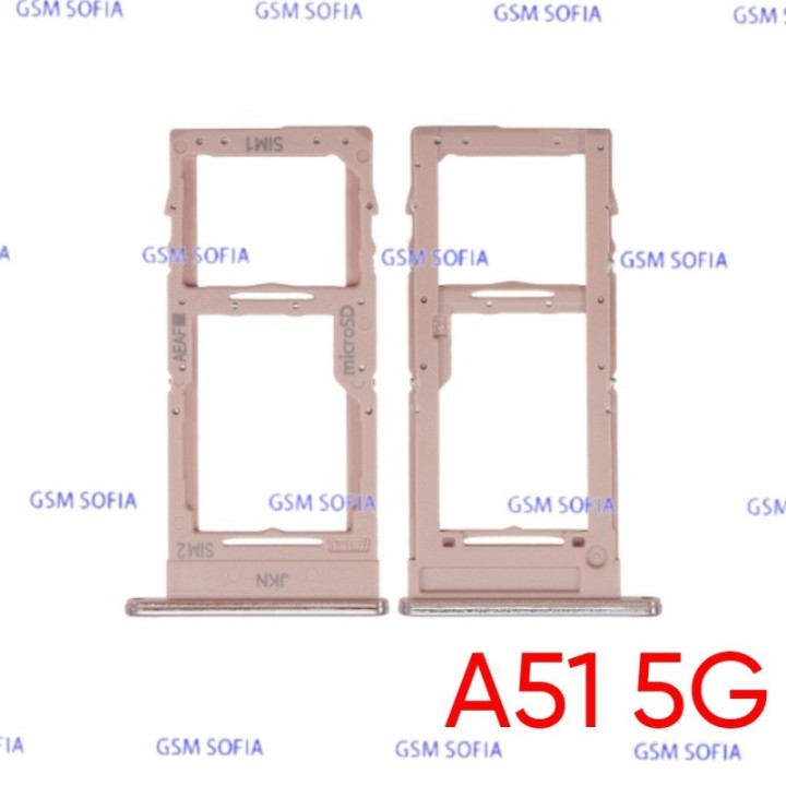 Bandeja Sim+Micro SD para Samsung Galaxy A51 5G/ A516G - Rosa