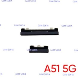 Botón lateral power + volumen  para Samsung Galaxy A51 5G/ A516G - Negro