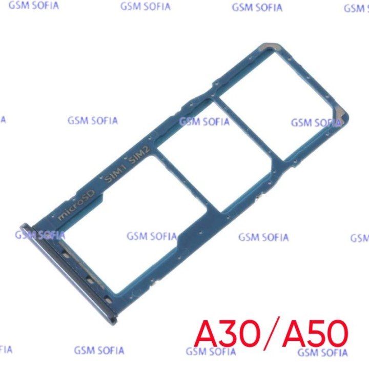 Bandeja Sim+Micro SD para Samsung Galaxy A30 A305F / A50 A505F- Azul