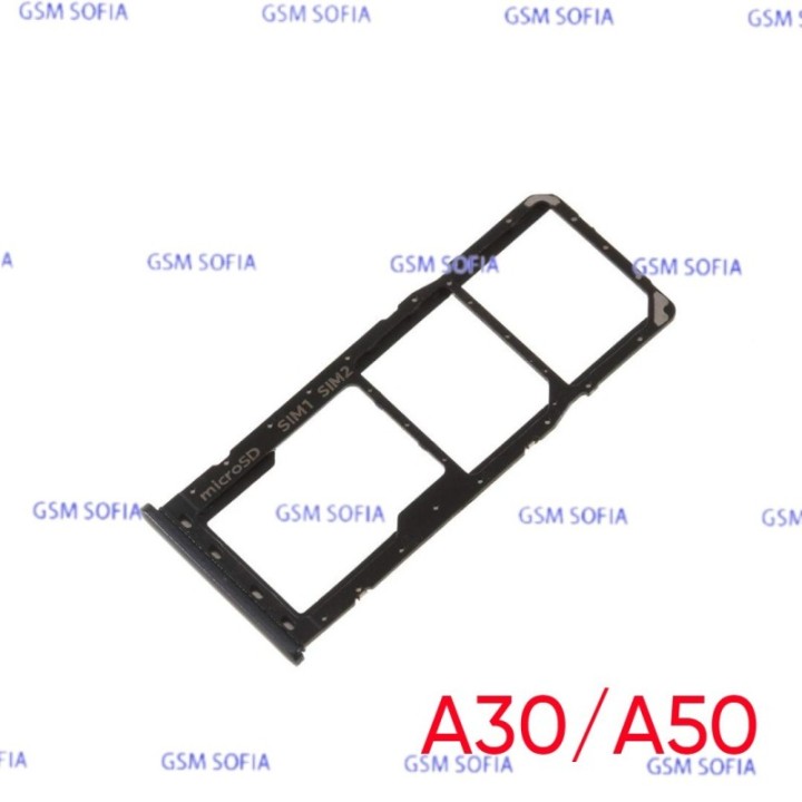 Bandeja Sim+Micro SD para Samsung Galaxy A30 A305F / A50 A505F- Negro