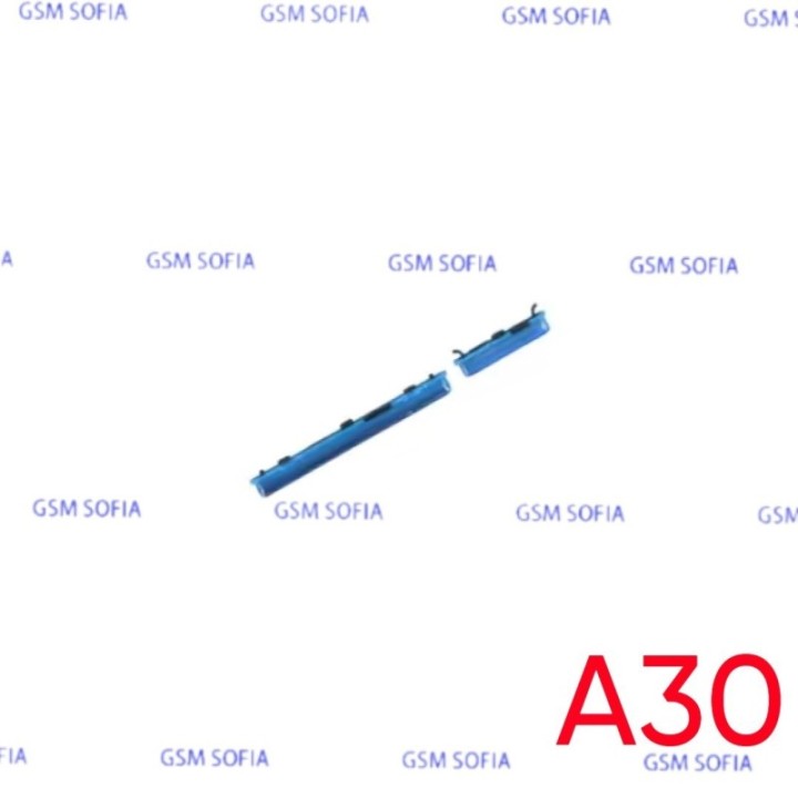 Botón lateral power + volumen  para Samsung Galaxy A30 / A305G - Azul