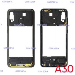 Chasis Externa / Marco Lateral  para Samsung Galaxy A30 A305G - Negro