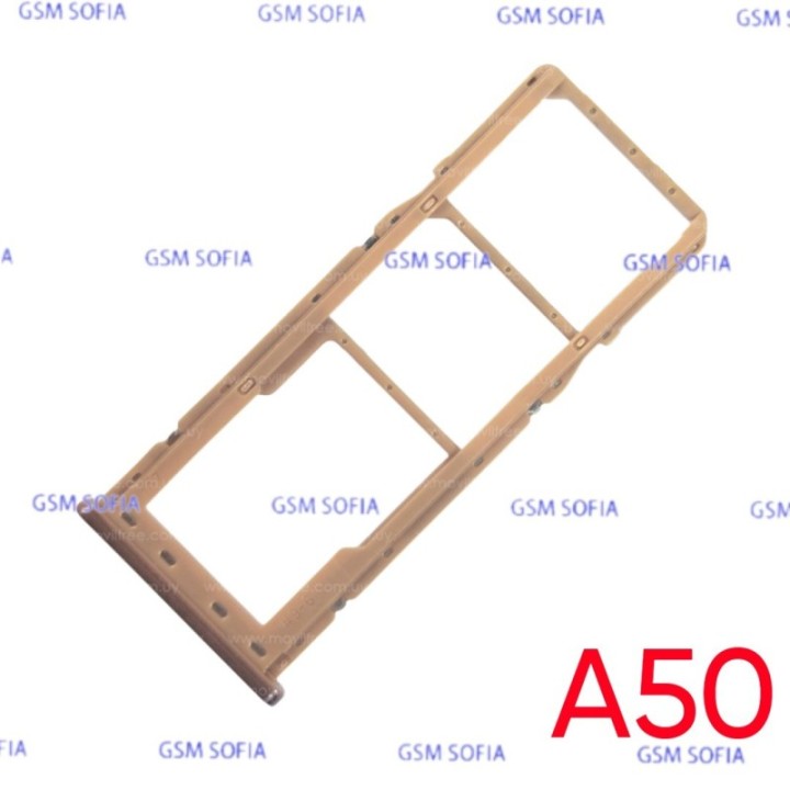 Bandeja Sim+Micro SD para Samsung Galaxy A50 / A505F - Naranja