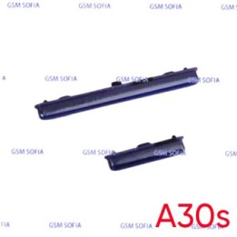 Botón lateral power + volumen  para Samsung Galaxy A30s / A307G - Azul
