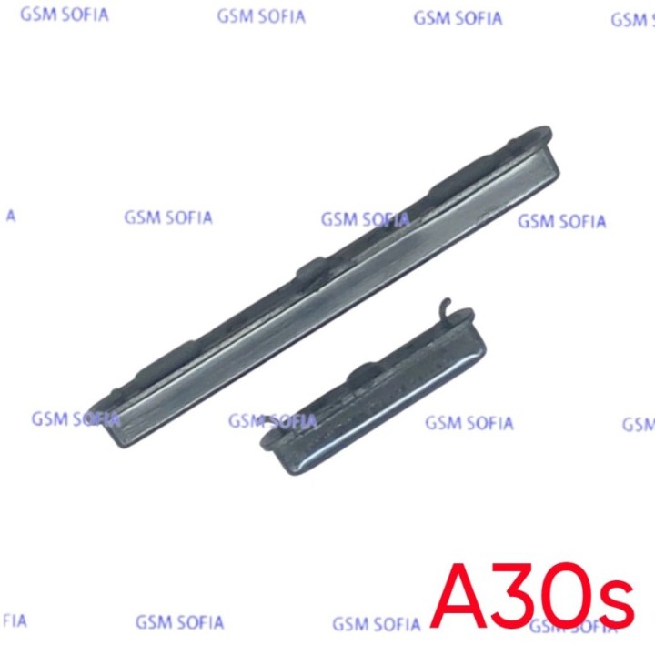 Botón lateral power + volumen  para Samsung Galaxy A30s / A307G - Negro