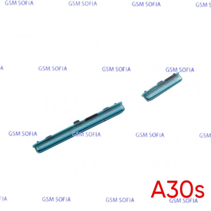 Botón lateral power + volumen  para Samsung Galaxy A30s / A307G - Verde