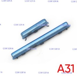 Botón lateral power + volumen  para Samsung Galaxy A31 / A315F - Azul