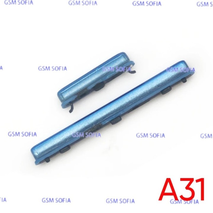 Botón lateral power + volumen  para Samsung Galaxy A31 / A315F - Azul
