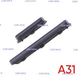 Botón lateral power + volumen  para Samsung Galaxy A31 / A315F - Negro