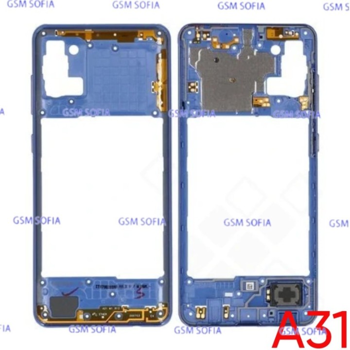 Chasis Externa / Marco Lateral  para Samsung Galaxy A31 / A315F - Azul