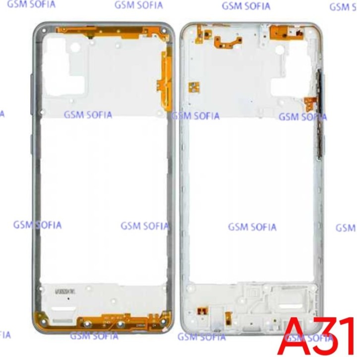Chasis Externa / Marco Lateral  para Samsung Galaxy A31 / A315F - Blanco