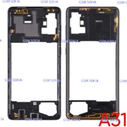 Chasis Externa / Marco Lateral  para Samsung Galaxy A31 / A315F - Negro