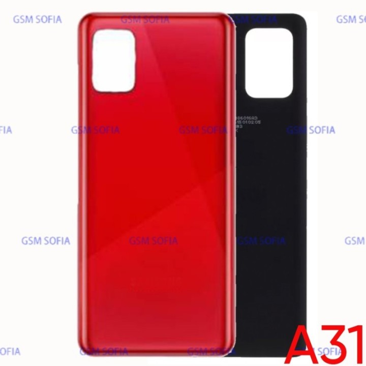 Tapa trasera para Samsung Galaxy A31 / A315F - Rojo