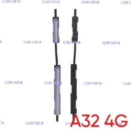 Botón lateral power + volumen  para Samsung Galaxy A32 4G / A325G  - Morado