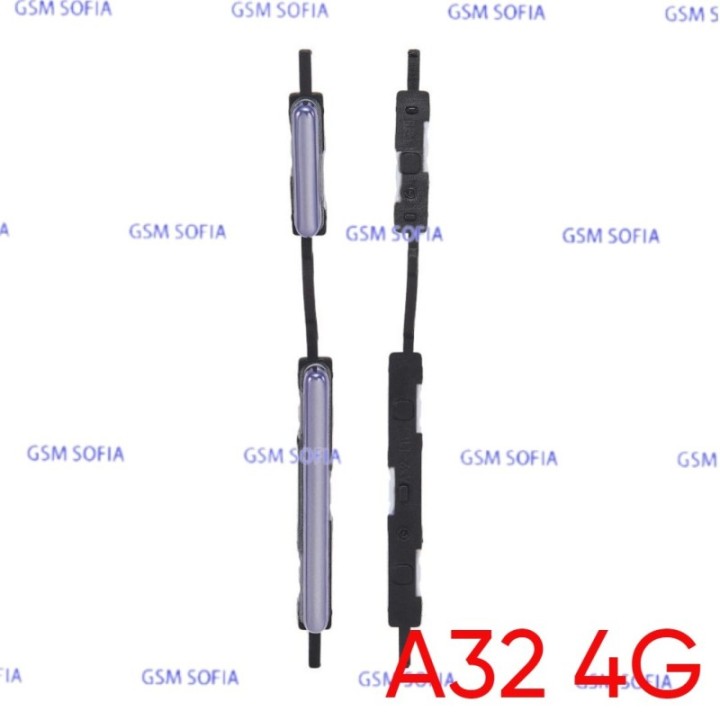 Botón lateral power + volumen  para Samsung Galaxy A32 4G / A325G  - Morado