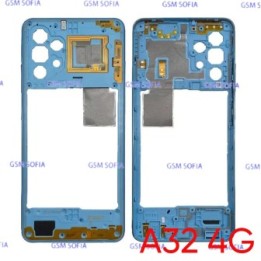 Chasis Externa / Marco Lateral  para Samsung Galaxy A32 4G / A325G   - Azul