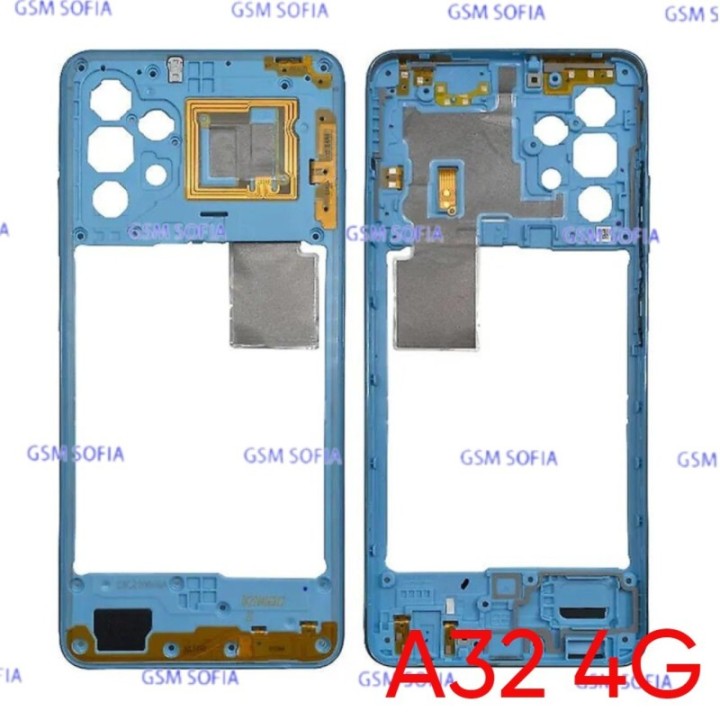 Chasis Externa / Marco Lateral  para Samsung Galaxy A32 4G / A325G   - Azul