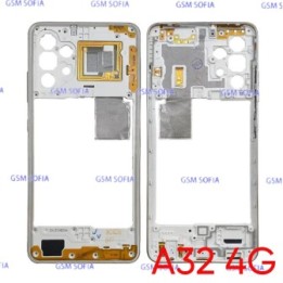 Chasis Externa / Marco Lateral  para Samsung Galaxy A32 4G / A325G   - Plata