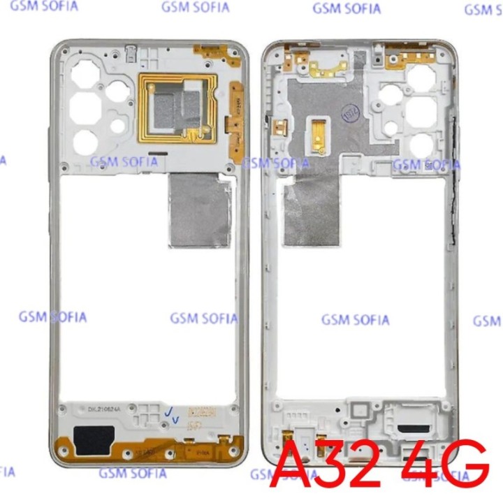 Chasis Externa / Marco Lateral  para Samsung Galaxy A32 4G / A325G   - Plata