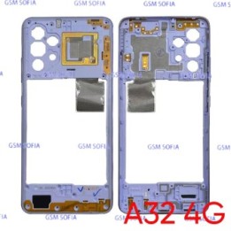 Chasis Externa / Marco Lateral  para Samsung Galaxy A32 4G / A325G  - Morado