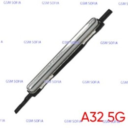 Botón lateral  volumen  para Samsung Galaxy A32 5G / A326G   - Plata