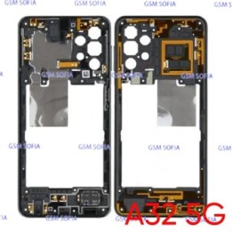 Chasis Externa / Marco Lateral  para Samsung Galaxy A32 5G / A326G   - Negro