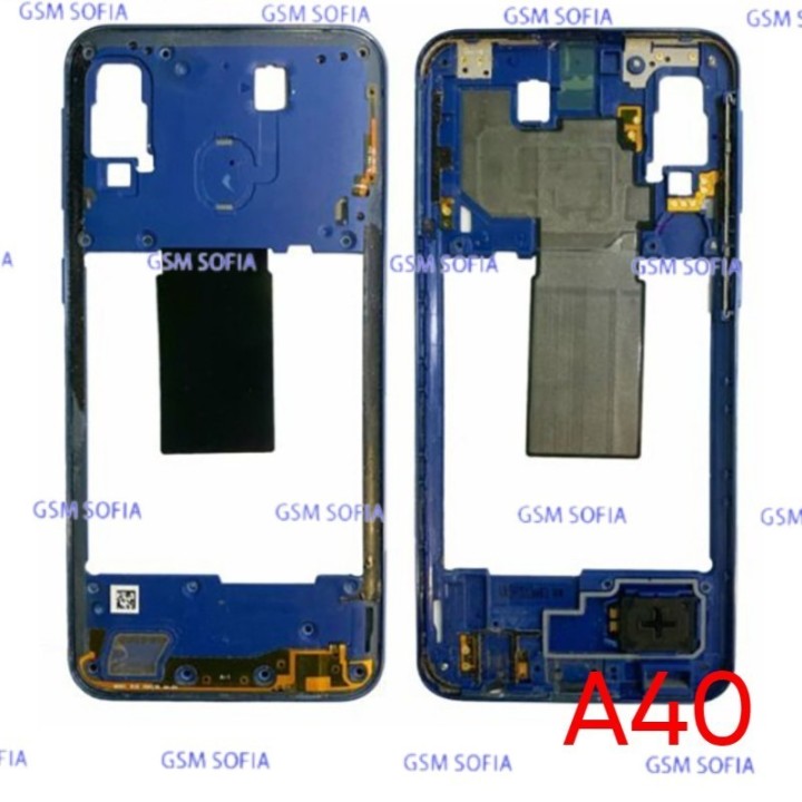 Chasis Externa / Marco Lateral  para Samsung Galaxy A40 / A405F   - Azul