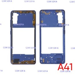 Chasis Externa / Marco Lateral  para Samsung Galaxy A41 / A415F   - Azul