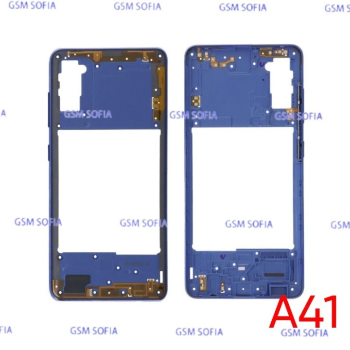 Chasis Externa / Marco Lateral  para Samsung Galaxy A41 / A415F   - Azul
