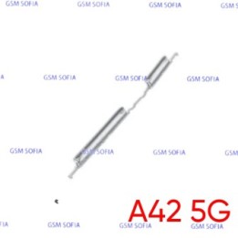 Botón lateral power + volumen  para Samsung Galaxy A42 5G / A426F   - Blanco