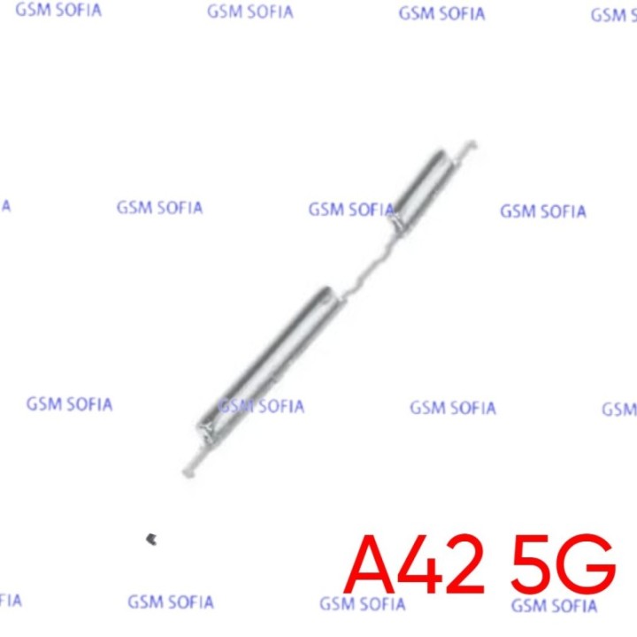 Botón lateral power + volumen  para Samsung Galaxy A42 5G / A426F   - Blanco