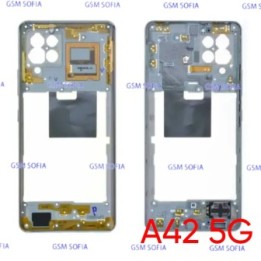 Chasis Externa / Marco Lateral  para Samsung Galaxy A42 5G / A426F   - Blanco
