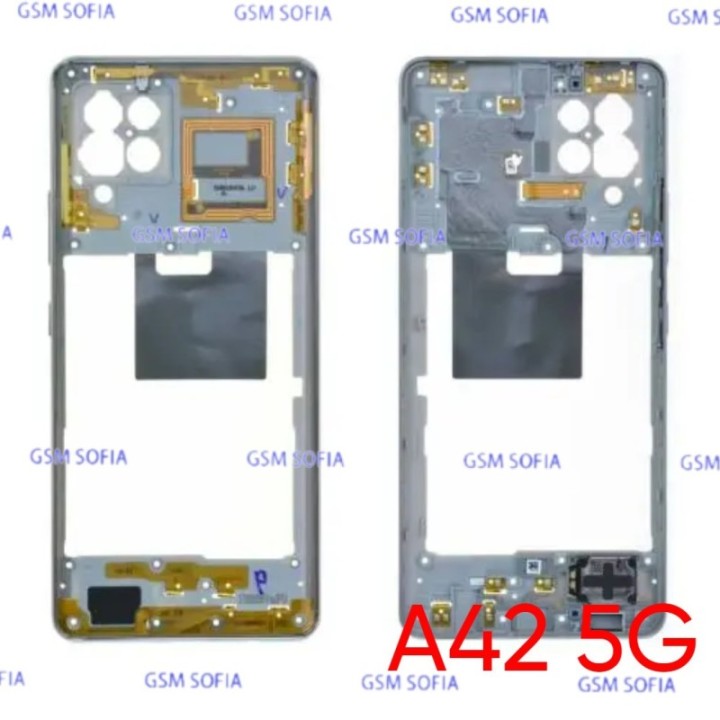 Chasis Externa / Marco Lateral  para Samsung Galaxy A42 5G / A426F   - Blanco