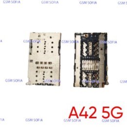 Lector de tarjeta sim + Micro SD para Samsung Galaxy A42 5G / A426F