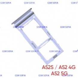 Bandeja Sim+Micro SD  para Samsung Galaxy A52 4G A525G / A52 5G A526G / A52s A528G- Lila