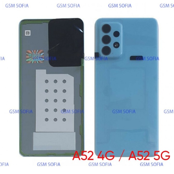 Tapa Trasera con Lente para Samsung Galaxy A52 4G A525G / A52 5G A526G - Azul
