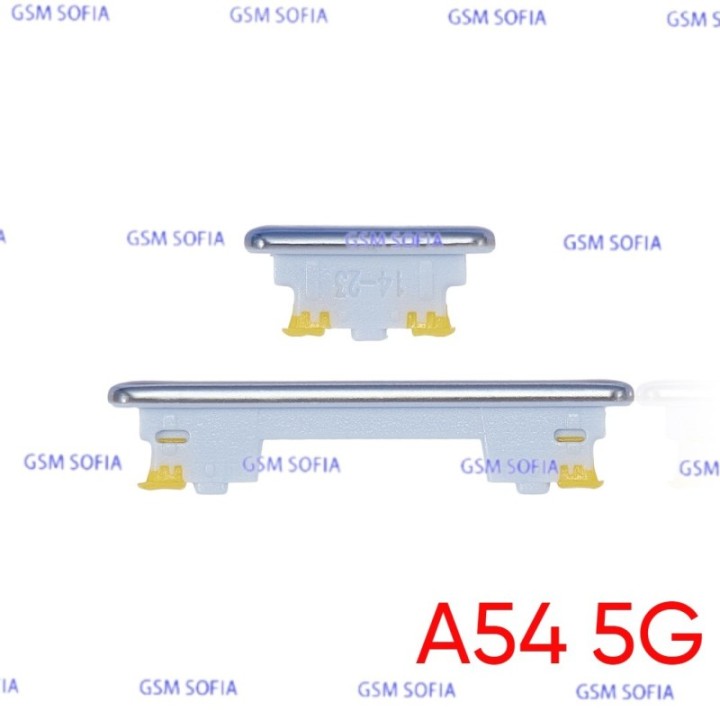 Botón lateral power + volumen  para Samsung Galaxy A54 5G / A546G- Plata