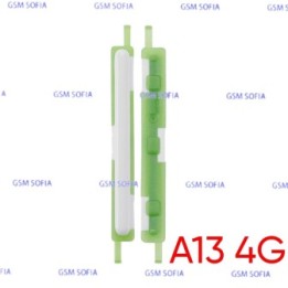 Botón lateral volumen para Samsung Galaxy A13 4G / A135 - Blanco