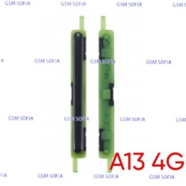 Botón lateral volumen para Samsung Galaxy A13 4G / A135 - Negro