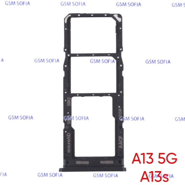 Bandeja Sim+Micro SD para Samsung Galaxy A13 5G A136 / A13s A137 - Negro