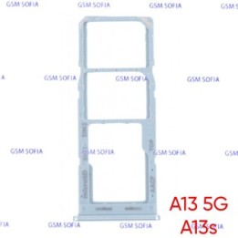 Bandeja Sim+Micro SD para Samsung Galaxy A13 5G A136 / A13s A137 - Azul