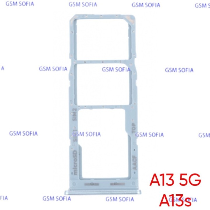 Bandeja Sim+Micro SD para Samsung Galaxy A13 5G A136 / A13s A137 - Azul