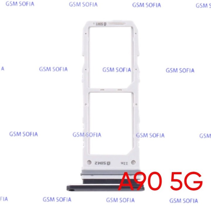 Bandeja Sim+Micro SD para Samsung Galaxy A90 5G / A908G - Negro
