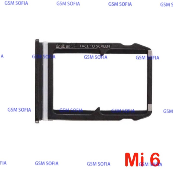 Bandeja Duos SIM Para XIAOMI MI 6 - Negro