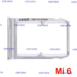 Bandeja Duos SIM Para XIAOMI MI 6 - Plata