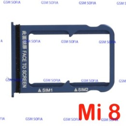 Bandeja SIM + SIM / SD Para Xiaomi Mi 8 - Azul