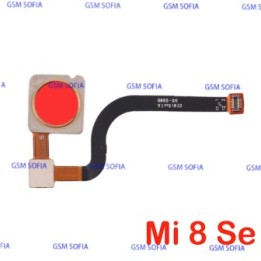 Flex Botón Home Y Lector Huella Para Xiaomi Mi8 SE / Mi 8 SE - Rojo