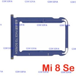 Bandeja de Tarjeta SIM para Xiaomi Mi 8 SE - Azul